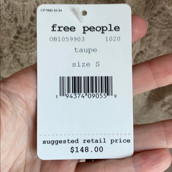 NWT Free People Say Hello Oversized Sweater S - Picture 9 of 9